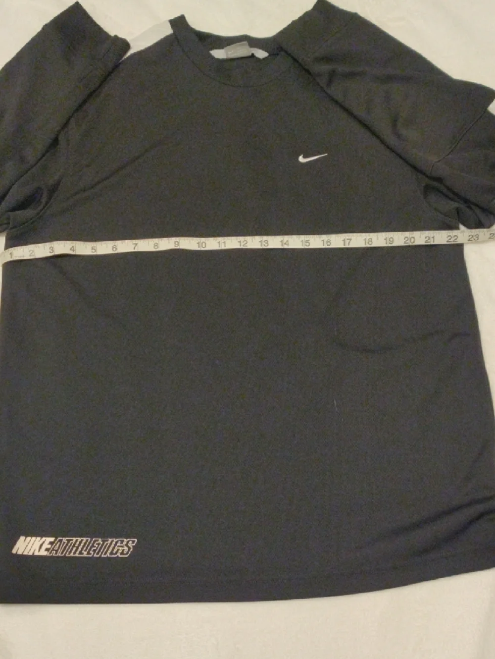 Nike Black Crew Sweatshirt with White Sleeve Panels
